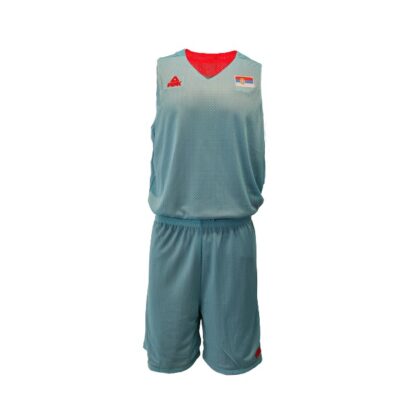 KOŠARKAŠKI DRES SRBIJA OBOSTRANI PEAK KSS1919 CRVENO/TIRKIZ