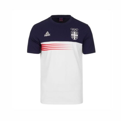 PEAK muška olimpijska majica 93195 pariz 2024 bela serbia