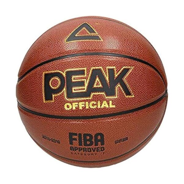 PEAK košarkaška lopta fiba bg771f brown braon
