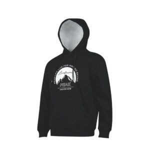 PEAK muški duks sa kapuljačom fw6234017 black crni flis