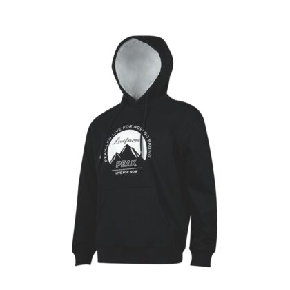 PEAK muški duks sa kapuljačom fw6234017 black crni flis
